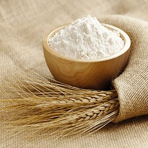 Several kinds of flour